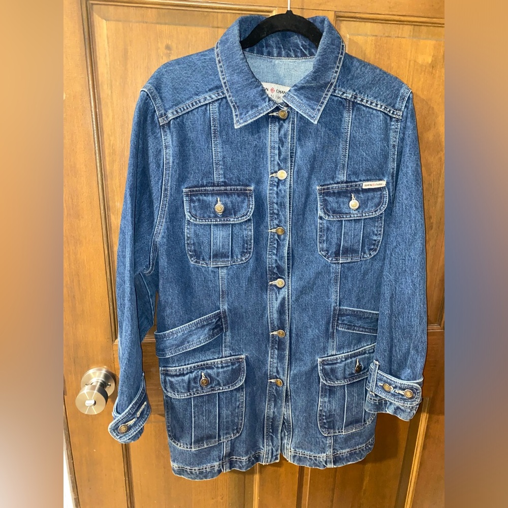 Simon Chang denim jacket size 10